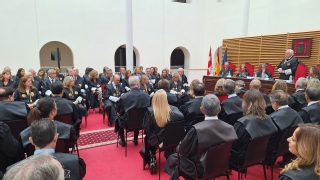 El presidente Concepción durante su intervención 
